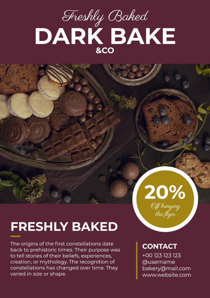 Free Bakery Flyer Templates To Personalize I Wepik