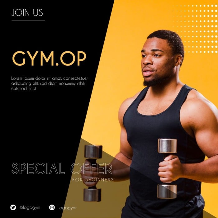 Clean Professional Personal Trainer Flyer and Facebook Cover Templates  (FREE) - Resource Boy