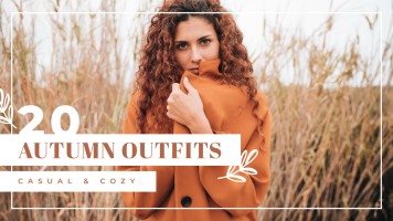 Miniatura de YouTube de vlogger de moda Plantilla