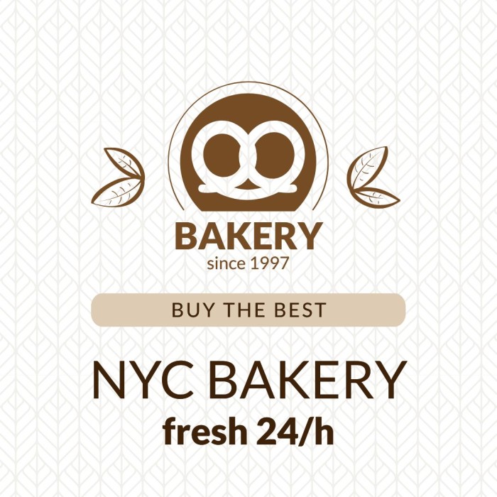 Hand-drawn Pastel NYC Bakery 1997 Instagram Post template