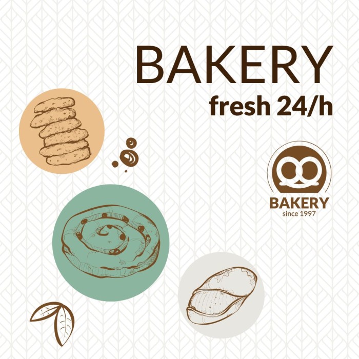 Hand-drawn Pastel NYC Bakery 1997 Instagram Post template