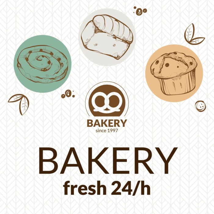 Hand-drawn Pastel NYC Bakery 1997 Instagram Post template