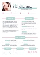 Light Green Creative Resume Template