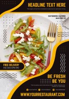 Waves Healthy Food Flyer