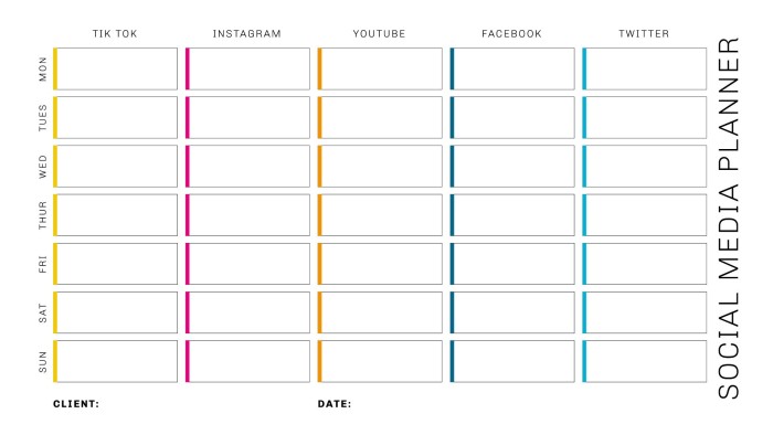 Free Printable Social Media Calendar templates I Wepik