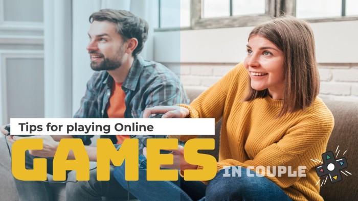 Simple Yellow couple online Videogame Youtube thumbnail template