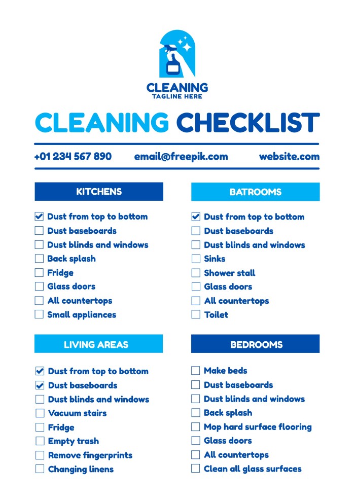 Plantillas De Lista De Precios Creativa Para Servicio De Limpieza Spray