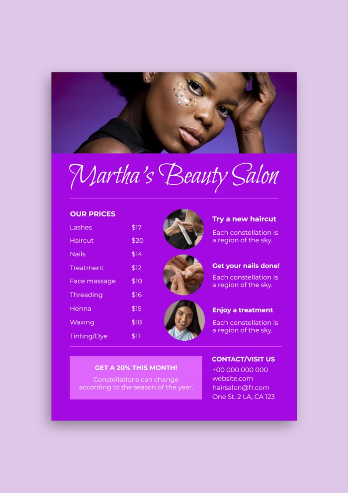 Free Beauty Salon Templates To Design Wepik