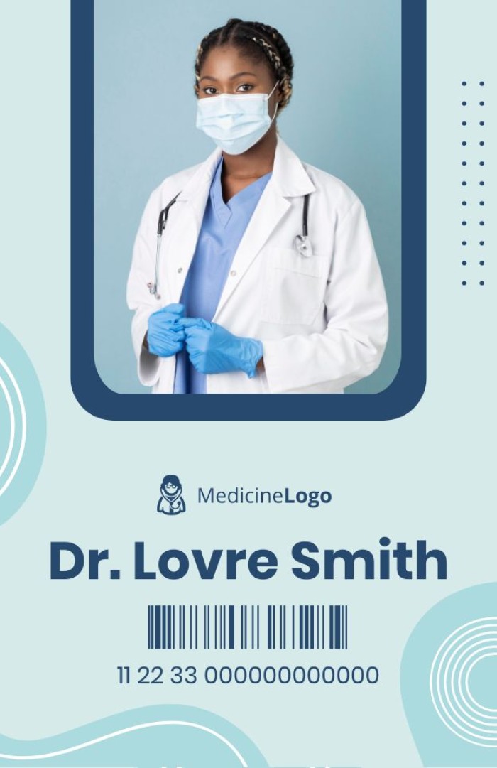 Doctor Id Card Template Free Infoupdate