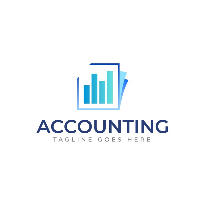 Gradient Geometric Accounting Company Logo template