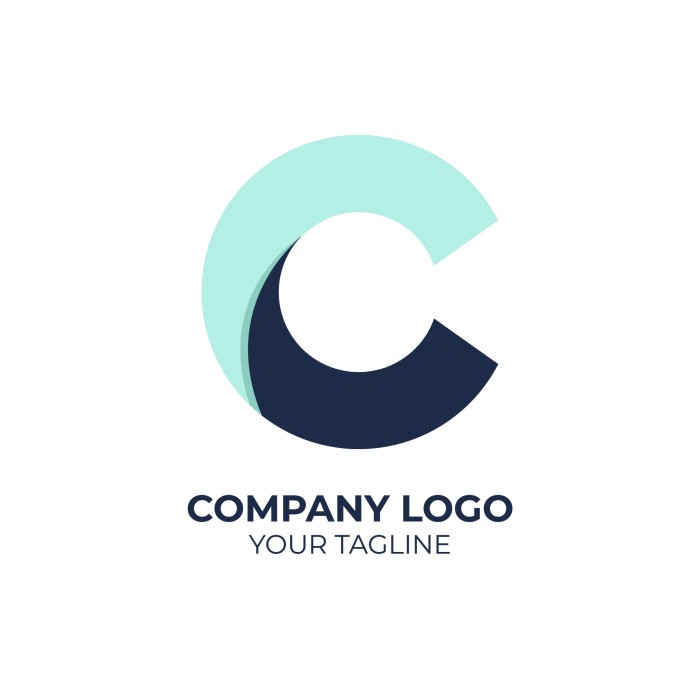 Logo sencillo corporativo C template