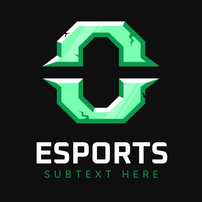 Modern Esports Letters Logo template