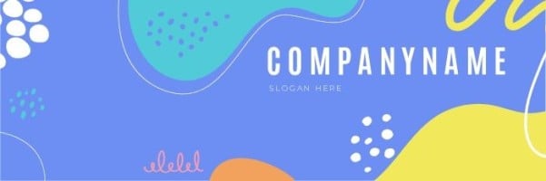 Cabecera de Twitter para empresas creativas Plantilla