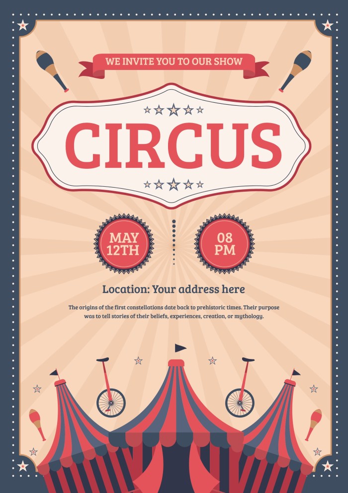 Editable Carnival Ticket Invitation Instant Download