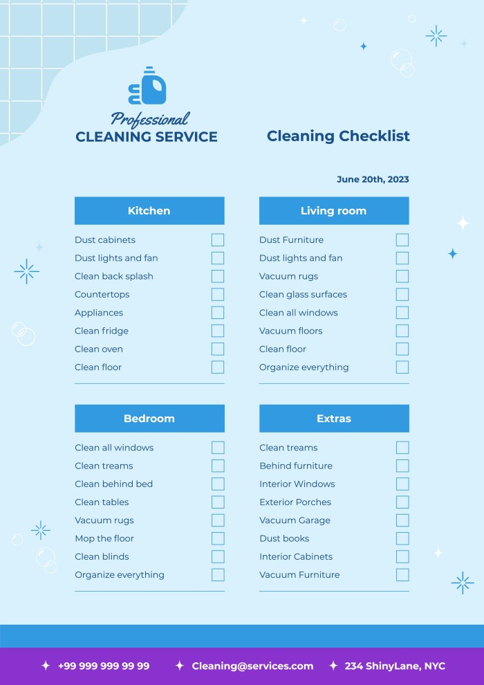 Free Cleaning Services Checklist Templates Wepik Free Cleaning Services Checklist Templates Wepik