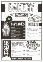 Hand-drawn Lettering Bakery Menu Template