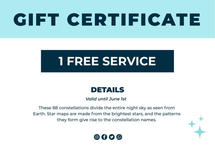 free online gift certificate maker template